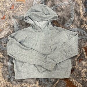 Nike Dri-FIT Running Top in Light Gray